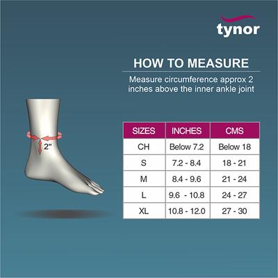 Tynor Ankle Brace Medium D02 1's - Knee/Ankle/Leg/Foot Supports