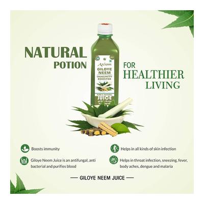 Axiom Giloye Neem Juice 500 ml - Ayurvedic Juices