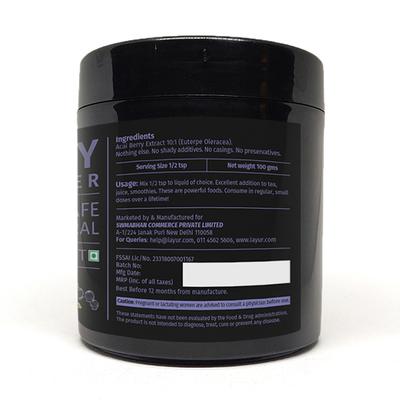 iAYUR Acai Berry Extract Powder 100 gm - Herbal Dietary Supplement