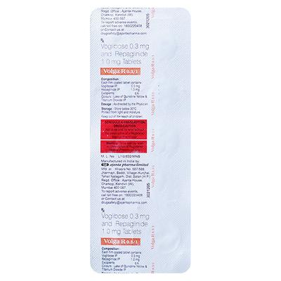 VOLGA R 1/0.3 Tablet 10's - Diabetes-Ant