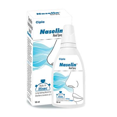 Naselin 0.050% Nasal Spray 10 ml - Nasal Decongestion