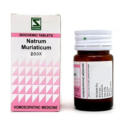 Dr.Willmar Schwabe Natrum Muriaticum 200X Tablet 20 gm - Speciality Medicine