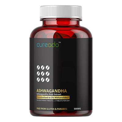 Cureado Ashwagandha Vegetarian Tablet 30's - Ashwagandha