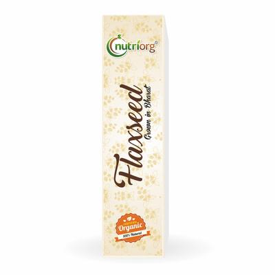 Nutriorg Organic Flaxseed 250 gm - Seeds