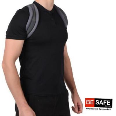 Be Safe Forever Clavicle Brace Support for Posture Correction - Grey (S) - Abdomen/Neck/Arm/Elbow Supports