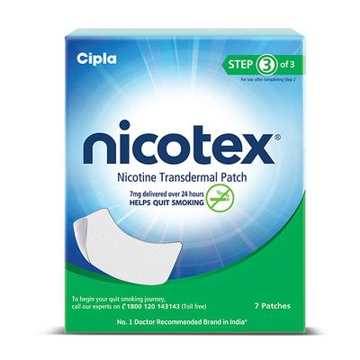 Nicotex Nicotine Transdermal 7 mg Patch 7's - Nicotine Patch