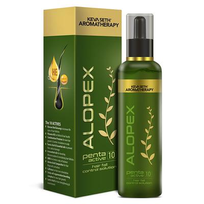 Keya Seth Aromatherapy Alopex Penta Active 10 Hair Fall Control Solution 120 ml - Hair Lotions & Tonics