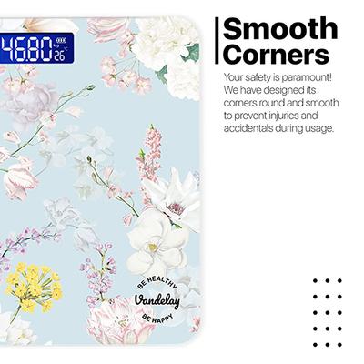 Vandelay Spirit Series Body Weighing Scale - Sweet Blossom - Health Monitoring Devices