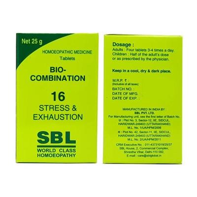 SBL Bio-Combination 16 Tablet 25 gm - Bio-Combination