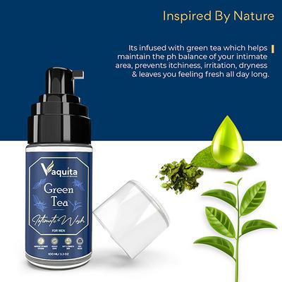 Vaquita Intimate Wash for Men - Green Tea 100 ml - Intimate Care