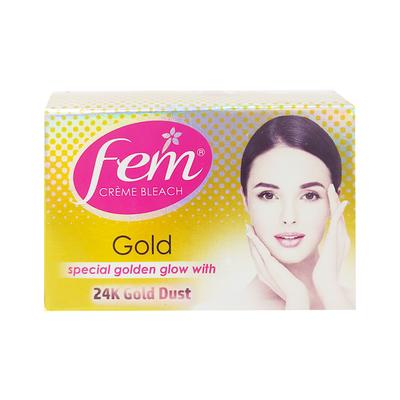 Fem Creme Bleach - 24K Gold Dust 64 gm - Face Bleach