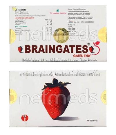 Braingates Tablet 10'S - Nootropics And Neurotrophics
