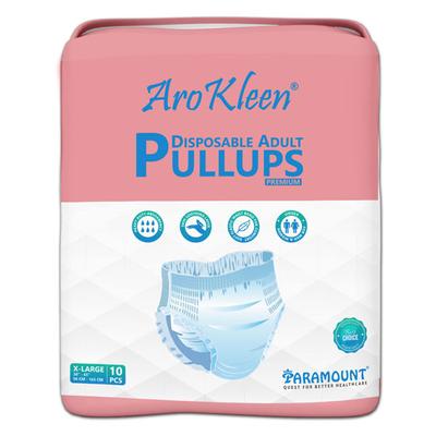 AroKleen Premium Pull Ups Disposable Adult Diaper (XL) (96 cm - 165 cm) (Pack of 6 x 10's) 1's - Adult Diapers & Pads