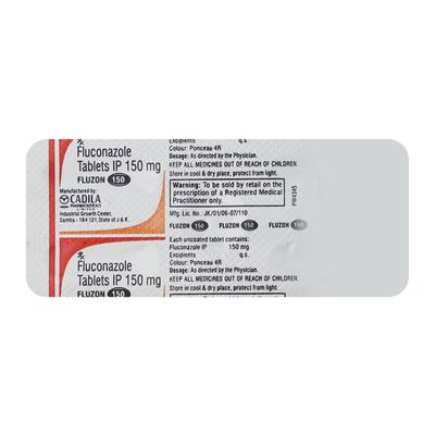 Fluzon 150mg Tablet 1'S - Fungal Infections-Anf