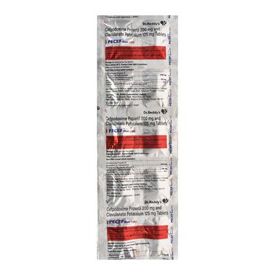 Pecef Duo 200mg Tablet 10'S - Bacterial Infections-Cep