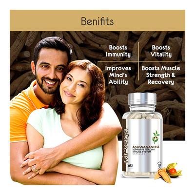 Nirvasa Ashwagandha Capsule 60's - Ashwagandha