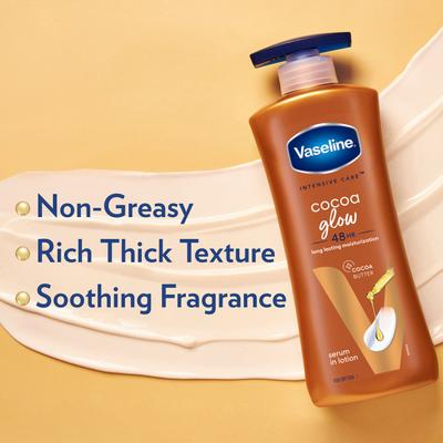 Vaseline Intensive Care Cocoa Glow Body Lotion 400 ml - Lotions & Creams