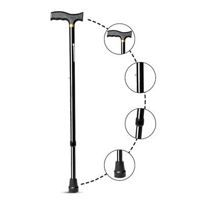 Entros Height Adjustable Walking Stick - Black (KL920L) - Walker & Walking Stick