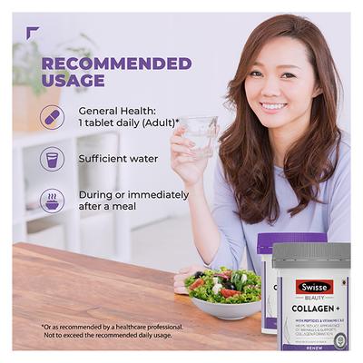 Swisse Beauty Collagen+ Tablet 30's - Hair & Skin