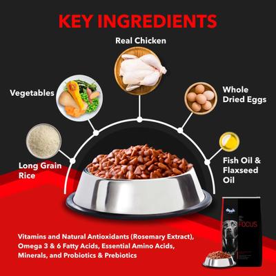 Drools Focus Adult Super Premium Dry Dog Food, Chicken 4000 gm - Petfood
