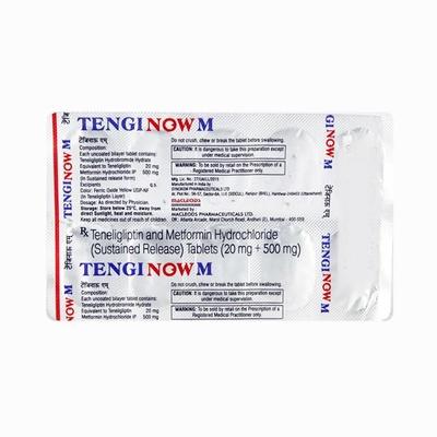 Tenginow M 500/20mg Tablet 10'S - Diabetes-Ant