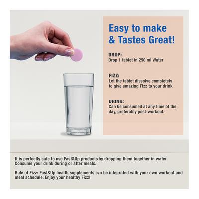 Fast&Up Reload Hydration & Energy Effervescent Tablet - Berry Flavour 20's - Energy Drinks