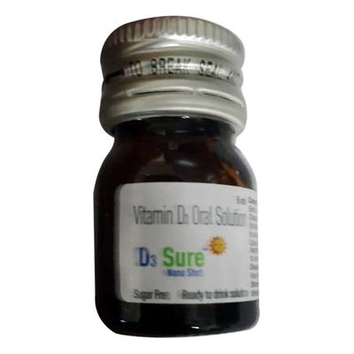 D3 SURE NANO SHOT SUGAR FREE Oral Solution 5ml - Supplements-Vit