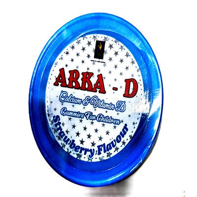ARKA D CALCIUM & VITAMIN D STRAWBERRY FLAVOUR Gummies 30's - Supplements-Cal