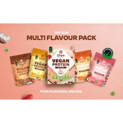 Origin Nutrition Vegan Protein Powder - Multi Flavour 180 gm - Whey Proteins