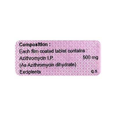 Azysafe 500mg Tablet 3'S - Bacterial Infections-Mac