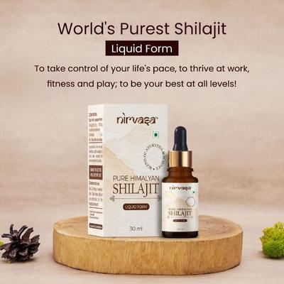 Nirvasa Pure Himalayan Shilajit Liquid 30 ml - Sexual Care
