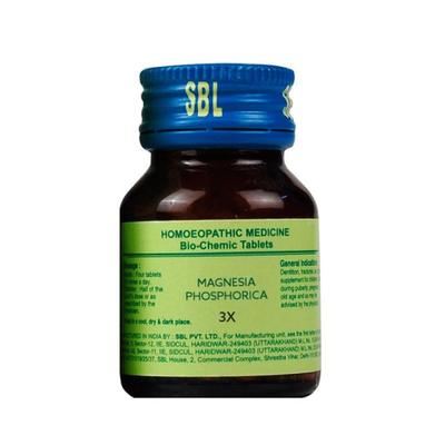 SBL Magnesia Phosphoricum 3X Tablet 450 gm - Bio-Chemic