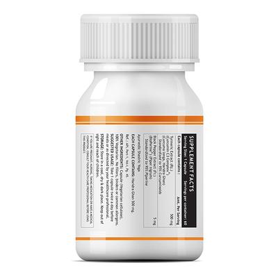 INLIFE Curcumin 95 Advanced 500 mg Vegetarian Capsule 60's - Herbal Dietary Supplement