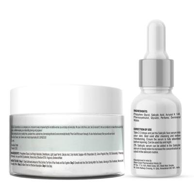CGG Cosmetics 3 in 1 Salicylic Moisturizer Water Gel Moisturizer 100 gm + Free 2% Saliclic Acid Face Serum 10 ml - Face Moisturizers