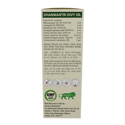 Dhanwantri Divy Oil 60 ml - Speciality Medicines