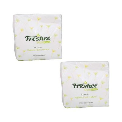 Freshee Value Plus 1 Ply Napkins (Pack of 2) - Tissues & Wipes