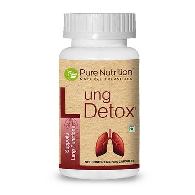 Pure Nutrition Lung Detox Veg Capsule 60's - Vital Health