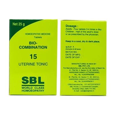 SBL Bio-Combination 15 Tablet 25 gm - Bio-Combination