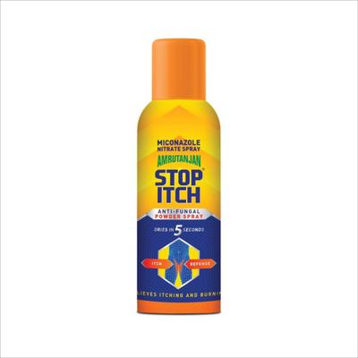 Amrutanjan Stop Itch Anti Fungal Powder Spray 100 gm - Itching/Rashes