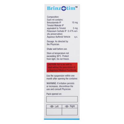 Brinzotim BKC Free Eye Drops 5ml - Glaucoma-Ant