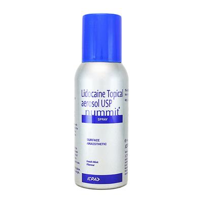 Nummit Fresh Mint Flavour Spray 100gm - Anaesthesia - Local-Ana
