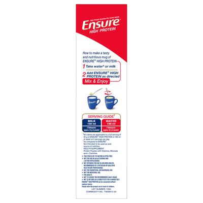 Ensure High Protein Nutrition Powder - Vanilla Flavour 200 gm (Refill Pack) - Daily Health Drinks