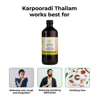 Kerala Ayurveda Karpooradi Thailam 450 ml - Speciality Medicines