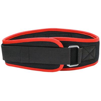 MuscleXP Gym Nylon Padded Weight Lifting Belt - Black (L) 1's - Gym Accessories
