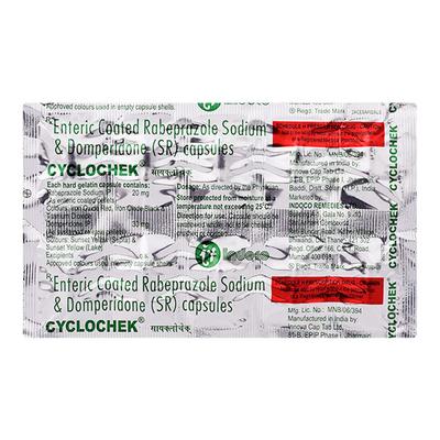 Cyclochek Capsule 10'S - Ulcer/Reflux/Flatulence-Aaa