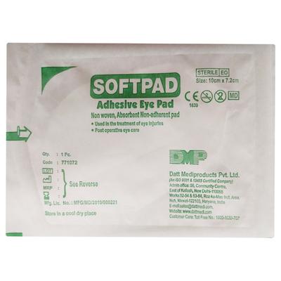 DMP Softpad Adhesive Eye Pad (771072) (10 cm x 7.2 cm) 1's - Bandages & Dressings