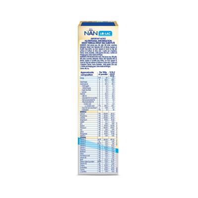 Nestle Nan Lo-Lac (Upto 24 months) Powder 200 gm (Refill Pack) - Baby And Infant Supplements