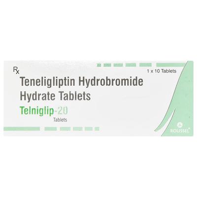 TELNIGLIP 20mg Tablet 10's - Diabetes-Ant