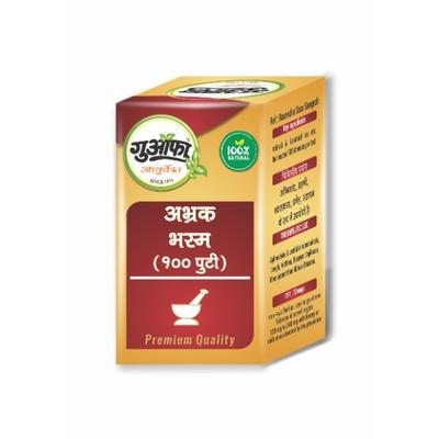 Guapha Ayurveda Abhrak Bhasma (100 Puti) Powder 10 gm - Speciality Medicines