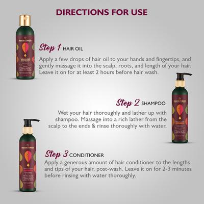 Manestream FenuGrow Hairfall Treatment Kit - Fenugreek & Onion (Hair Oil 50 ml + Shampoo 100 ml + Conditioner 100 ml) 1's - Hair Treatment